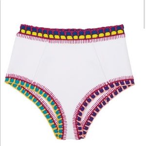 White kiini high waisted bottoms
